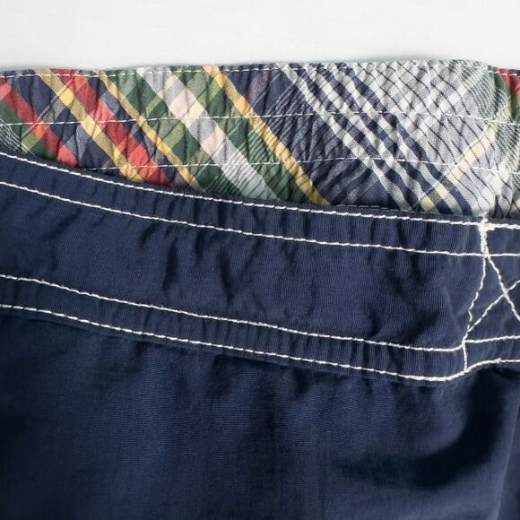 Polo Ralph Lauren Cargo Swim Trunks Mens XL Navy Blue Drawstring Mesh Lined Pony - Picture 13 of 16